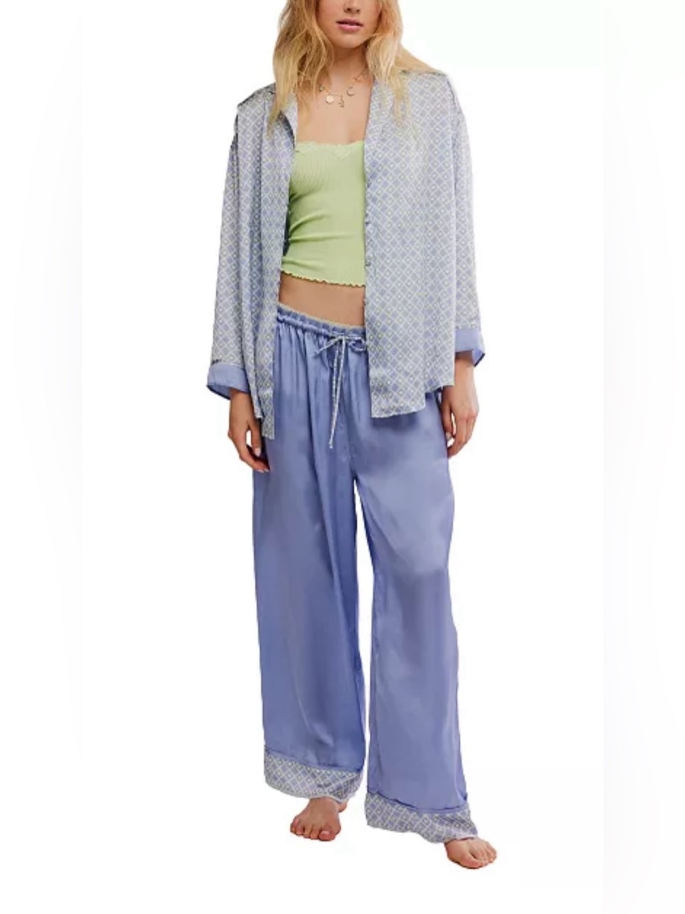 Free People Women's Dreamy Days Pajama Set Size XL